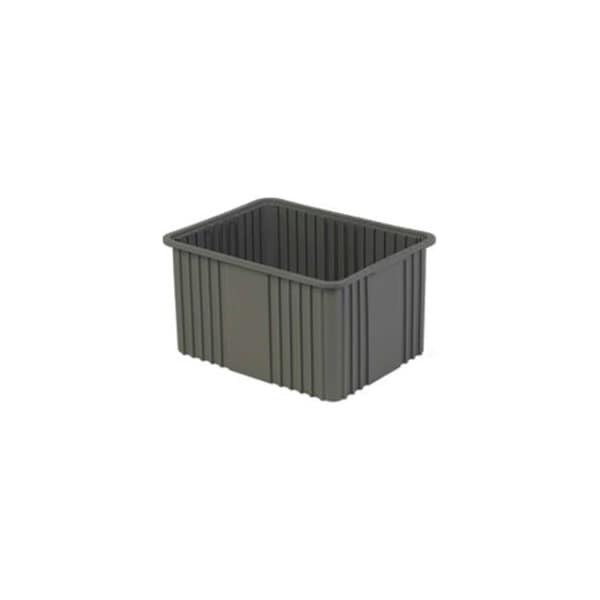 LEWISBins Divider Box NDC3120 22-3/8 x 17-3/8 x 12, Gray, PK3